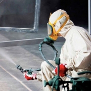 REPAINT OF POOL CAGE FRAME STRUCTURE