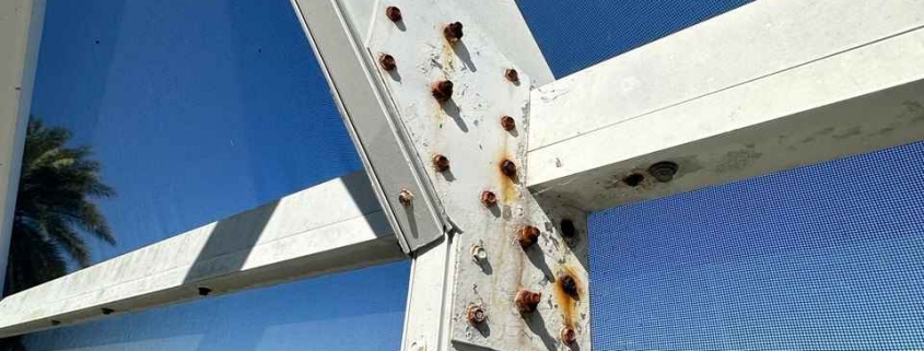 Replacing Rusty Screws at Screen Pool Enclosures