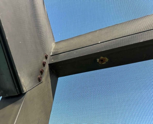 Replacing Rusty Screws at Screen Pool Enclosures Replacing Rusty Screws at Screen Pool Enclosures